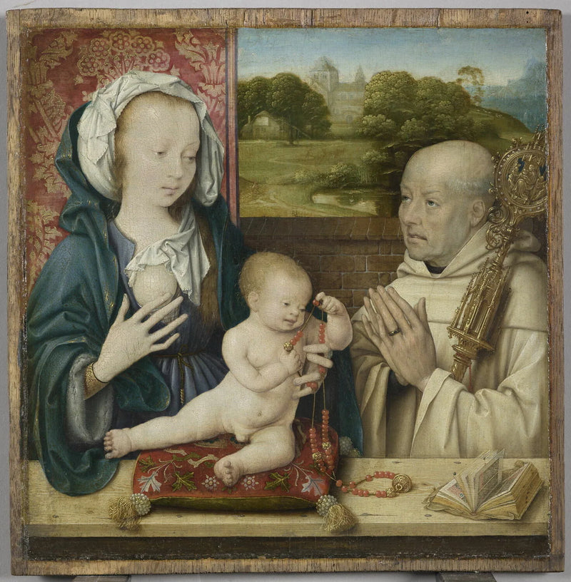 Pyhän Bernardin näkemys - Joos van Cleve