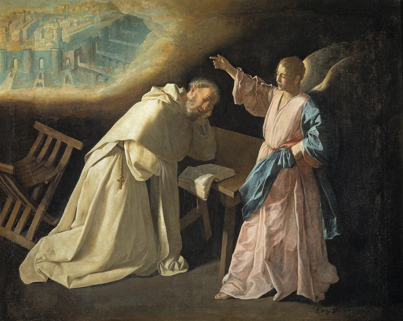 Pyhän Pietari Nolasque'n näkemys - Francisco de Zurbarán