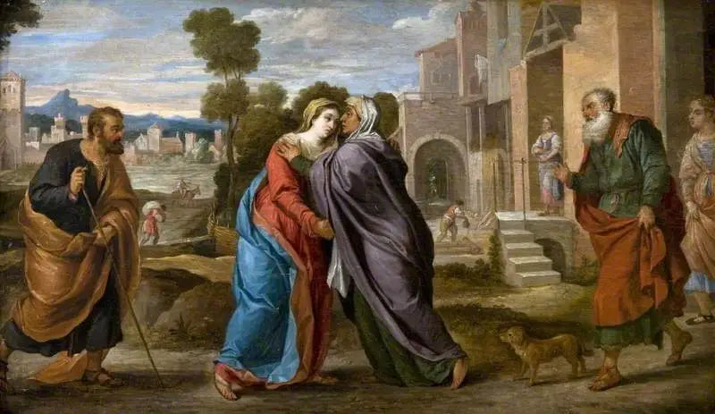 La Visitation (d'après Jacopo Palma il Vecchio) - David Teniers nuorempi