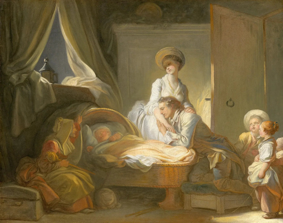 Visiitti imettömässä - Jean-Honoré Fragonard