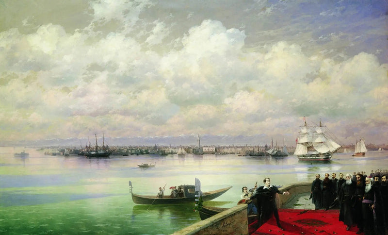 Byronin vierailu Mekhitaristeilla San Lazzarossa - Ivan Aïvazovski