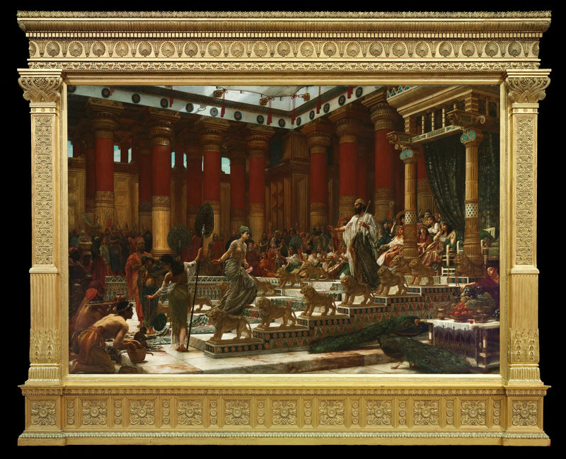 Saba-prinsessan vierailu kuningas Salomolle - Edward Poynter
