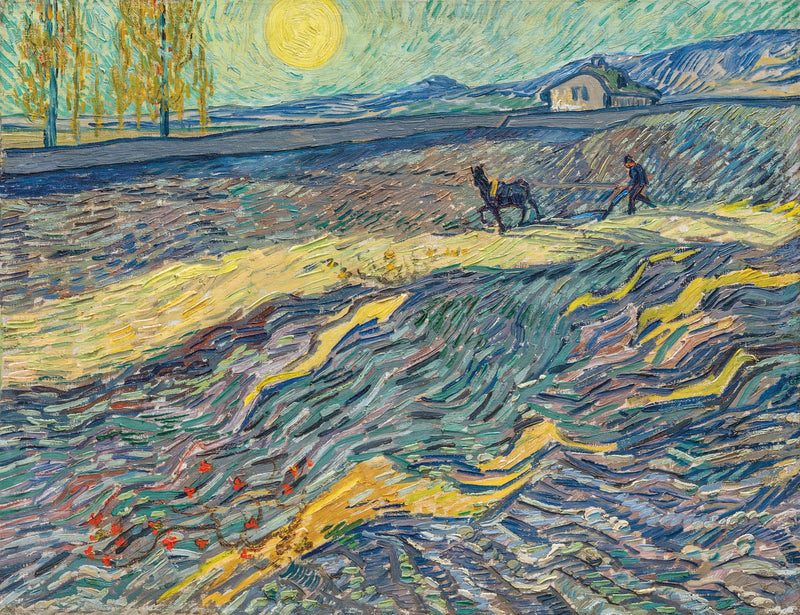 Maanviljelijä pellolla - Vincent van Gogh