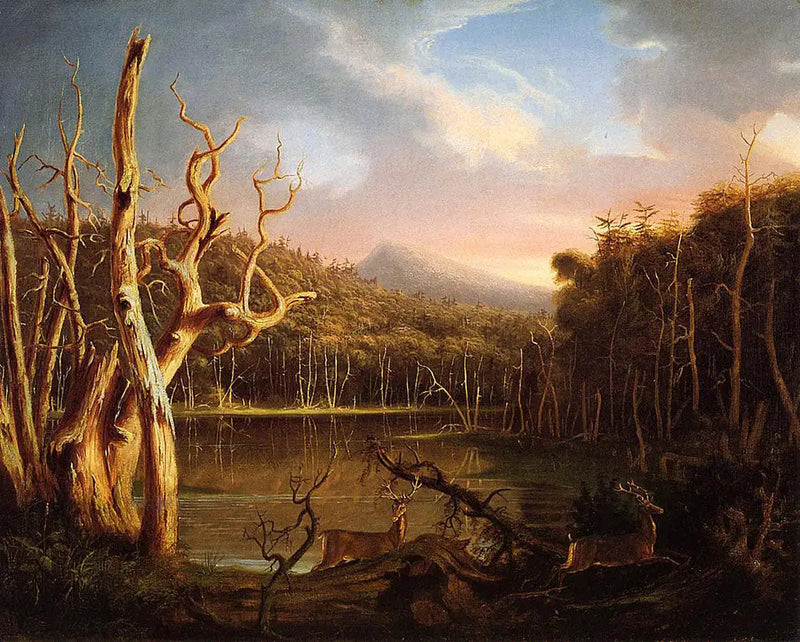 Kuollut puiden järvi - Thomas Cole