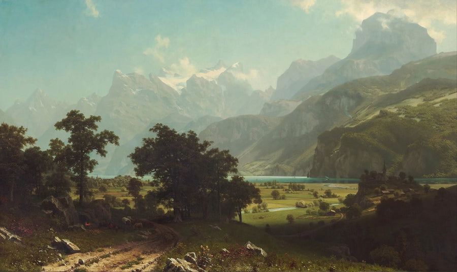 Lucerne-järvi - Albert Bierstadt
