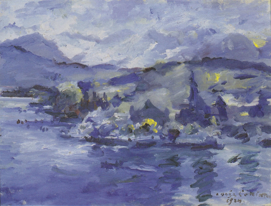 Luzern-järvi iltapäivällä - Lovis Corinth