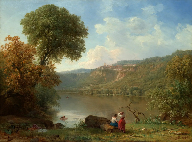 Nemi-järvi - George Inness