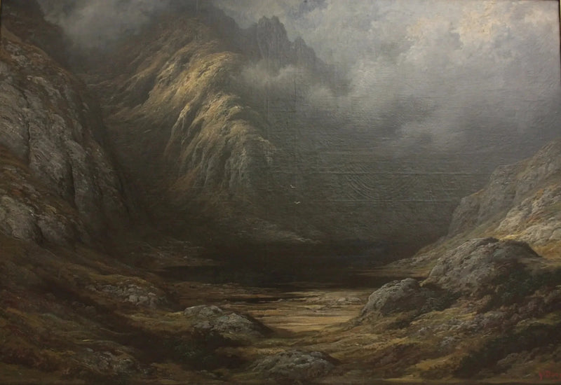 Loch Skotlannissa myrskyn jälkeen - Gustave Doré