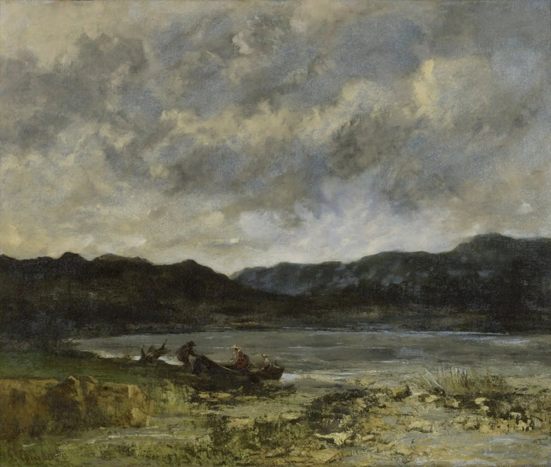 Järvi lähellä Saint-Point - Gustave Courbet