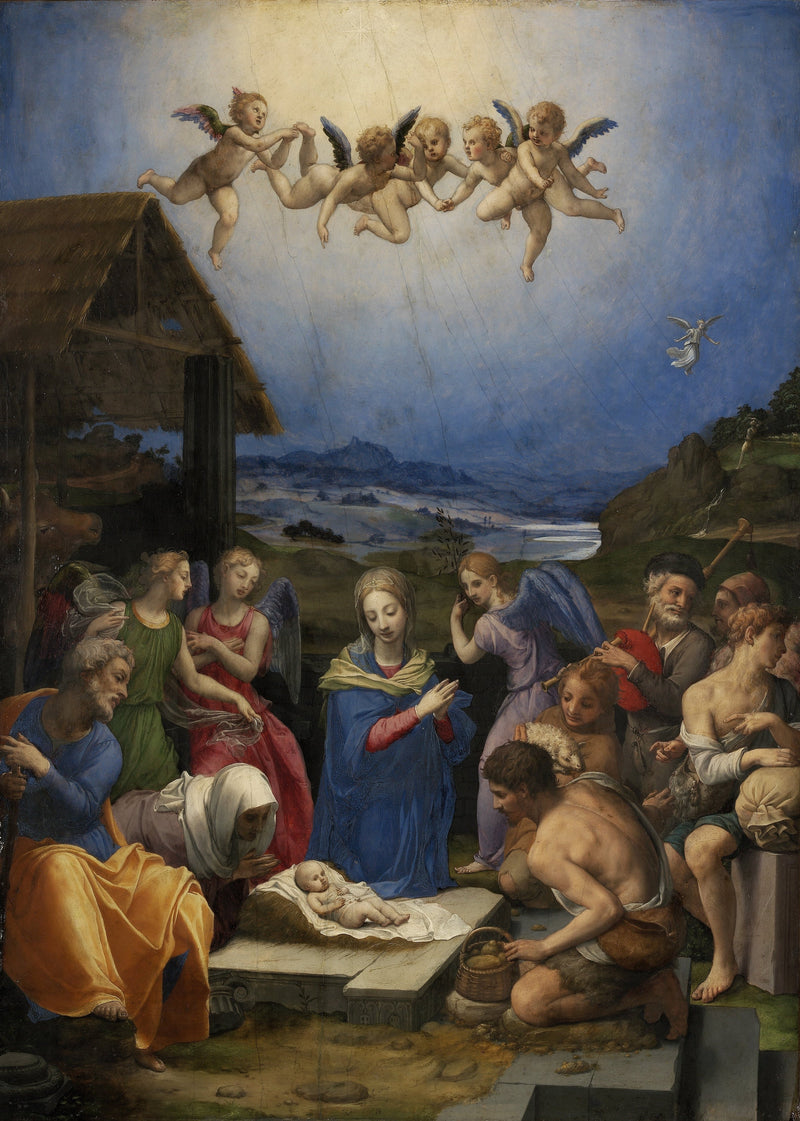 Betlehemin paimenien ylistys - Bronzino