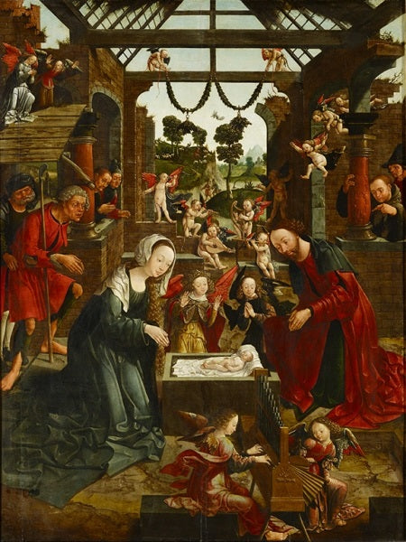Betlehemin paimenien ylistys - Jacob Cornelisz van Oostsanen