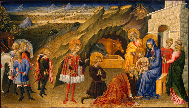Itämaan tietäjien ylistys - Giovanni di Paolo