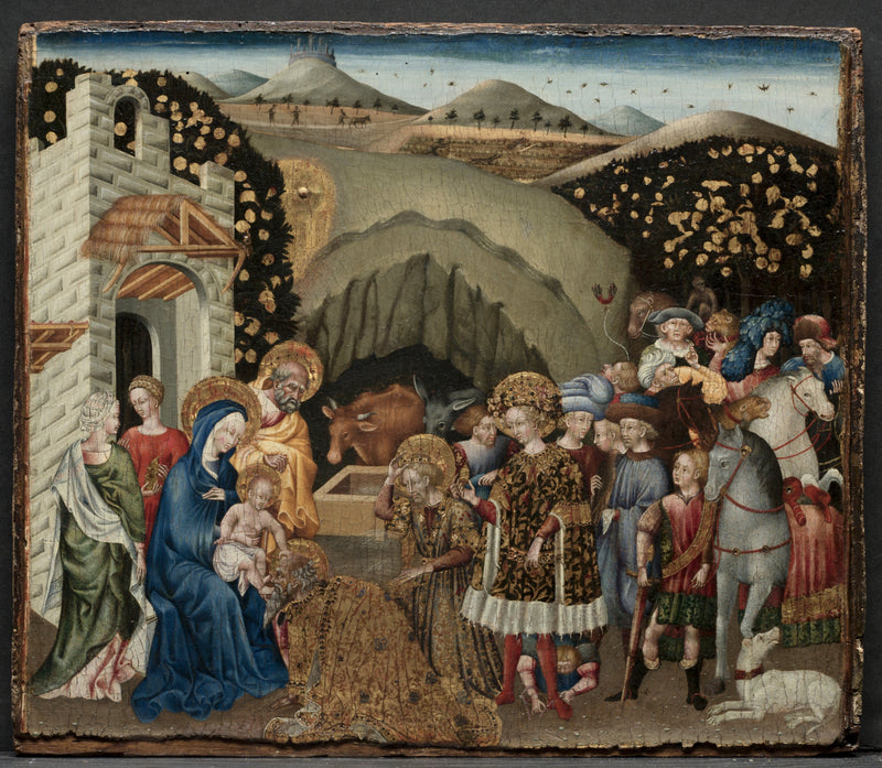 Itämaan tietäjien ylistys - Giovanni di Paolo
