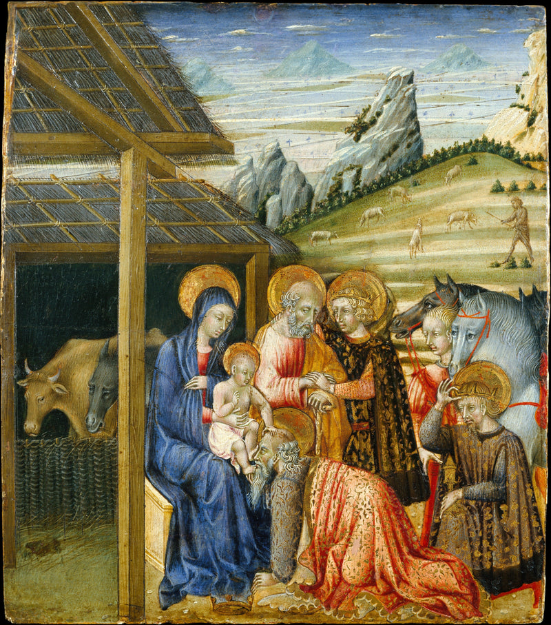Itämaan tietäjien ylistys - Giovanni di Paolo