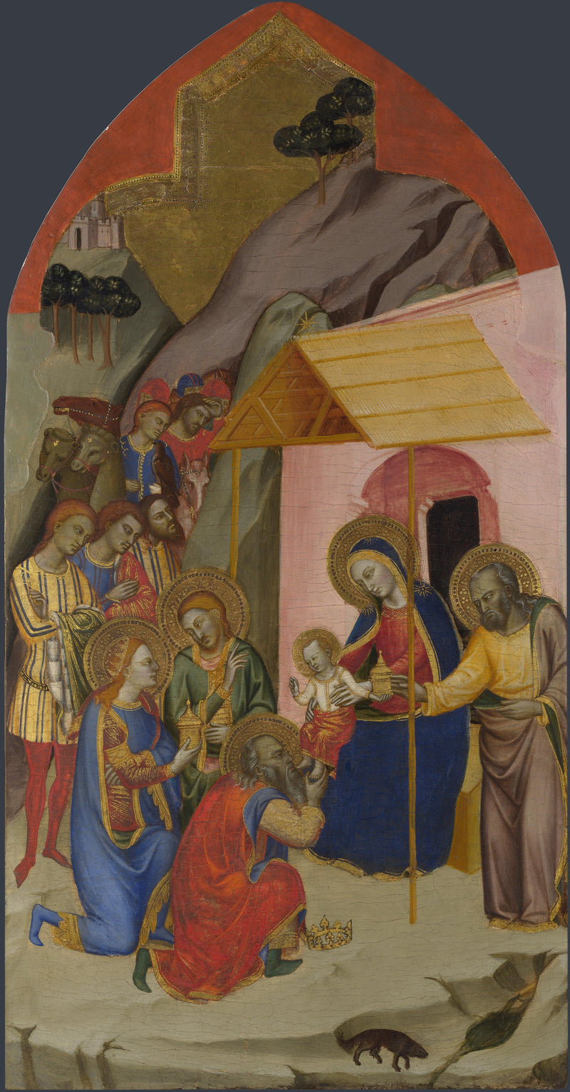 Itämaan tietäjien ylistys - Jacopo di Cione