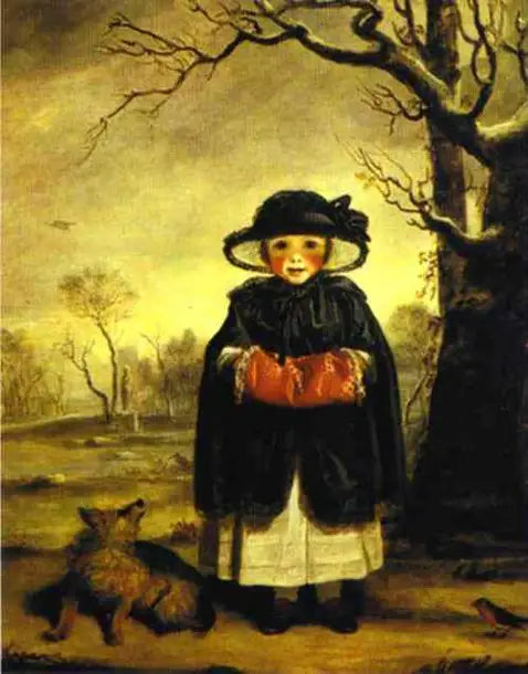 Lady Caroline Scott roolissa « Winter » - Joshua Reynolds