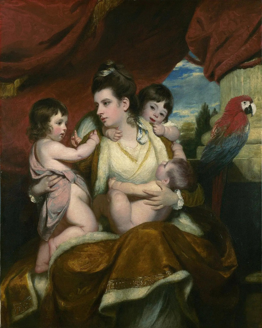 Lady Cockburn ja hänen lapsensa - Joshua Reynolds