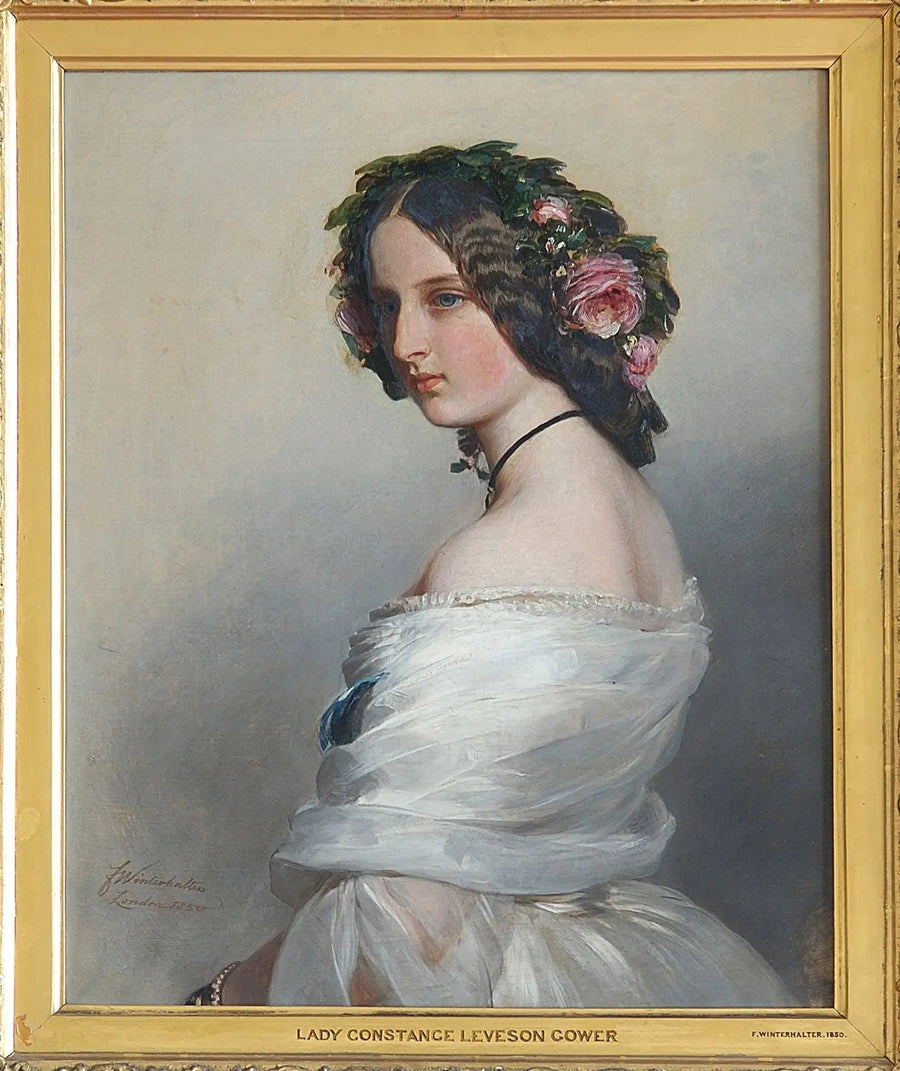 Lady Constance Leveson-Gower (1834-1880), tuleva Westminsterin herttuatar - Franz Xaver Winterhalter