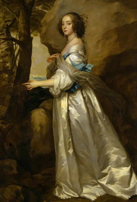Lady Frances Cranfield, Lady Buckhurst, tuleva Dorsetin kreivitär (kuollut vuonna 1687) - Antoine van Dyck