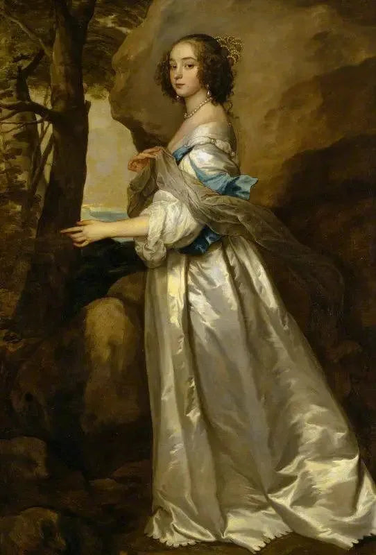 Lady Frances Cranfield, Lady Buckhurst, tuleva Dorsetin kreivitär (kuollut vuonna 1687) - Antoine van Dyck