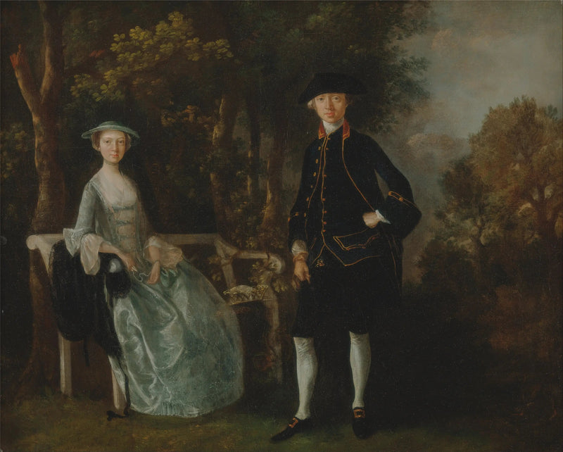 Lady Lloyd ja hänen poikansa, Richard Savage Lloyd, Hintlesham Hallista, Suffolkista - Thomas Gainsborough