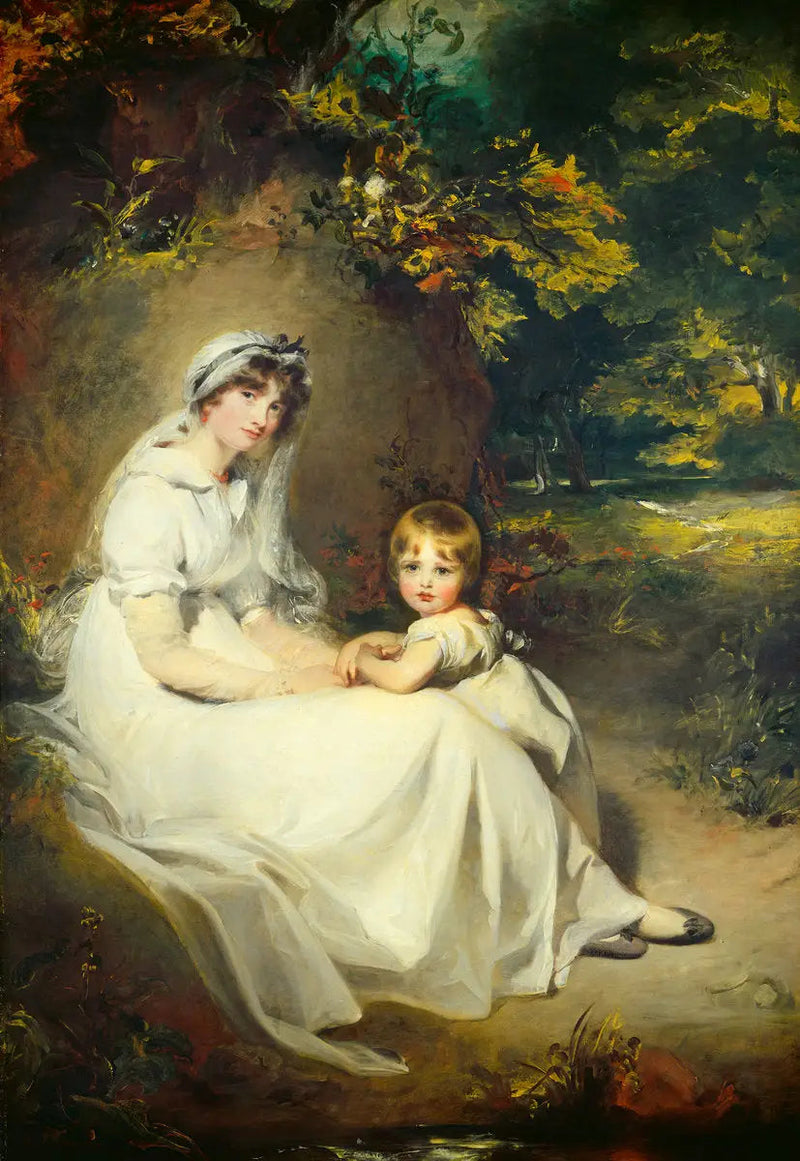 Lady Mary Templetown ja hänen vanhin poikansa - Thomas Lawrence