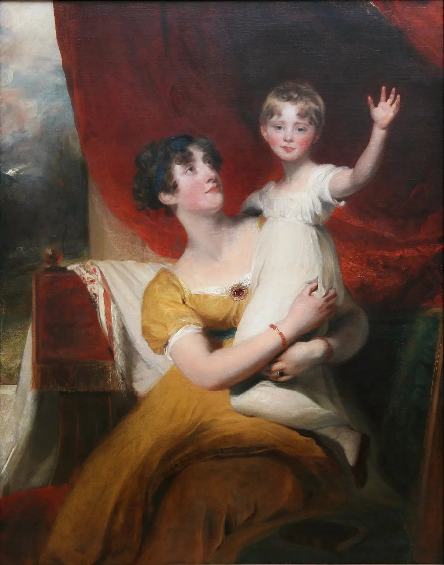 Lady Orde ja hänen tyttärensä Anne - Thomas Lawrence