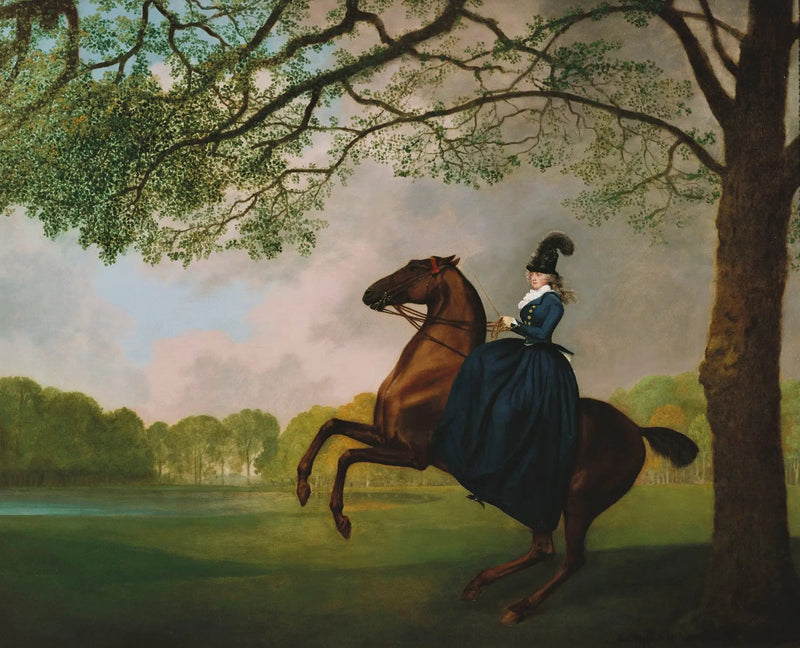 Laetitia, Lady Lade (kuollut 1825) - George Stubbs