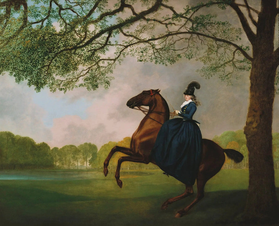 Laetitia, Lady Lade (kuollut 1825) - George Stubbs