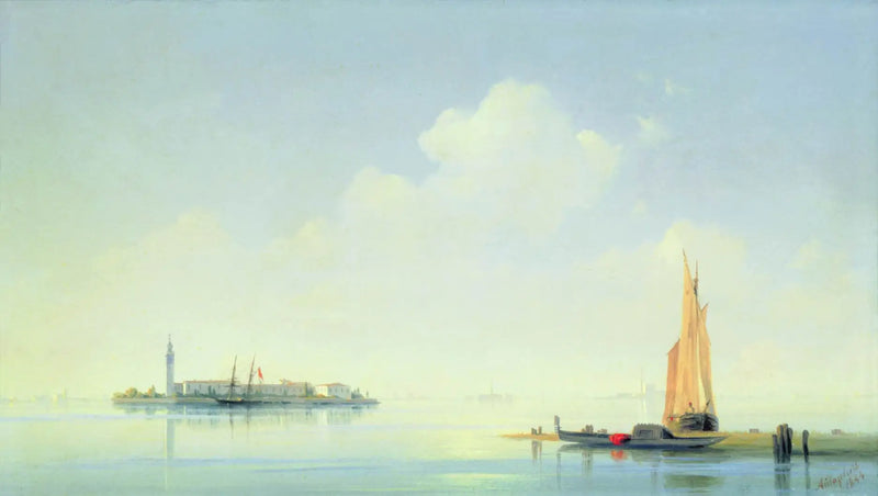Välimeren laguuninäkymä. Näkymä San Giorgion saarelta. - Ivan Aïvazovski