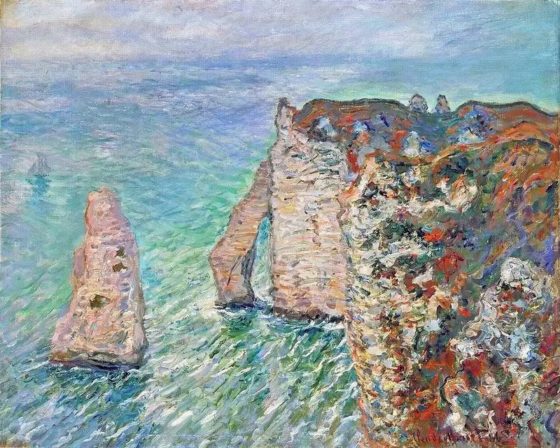 Kalliokärki ja Avalin portti - Claude Monet