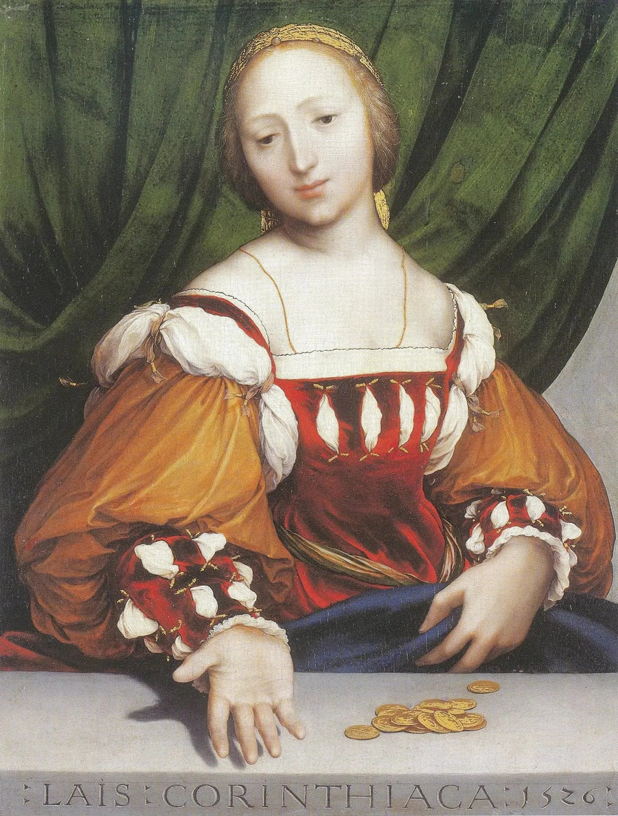 Laïs de Corinthe - Hans Holbein nuorempi