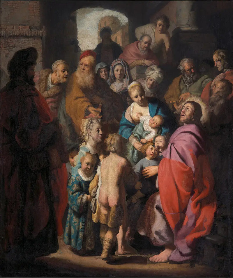 Jättäkää lapset tulemaan luokseni - Rembrandt