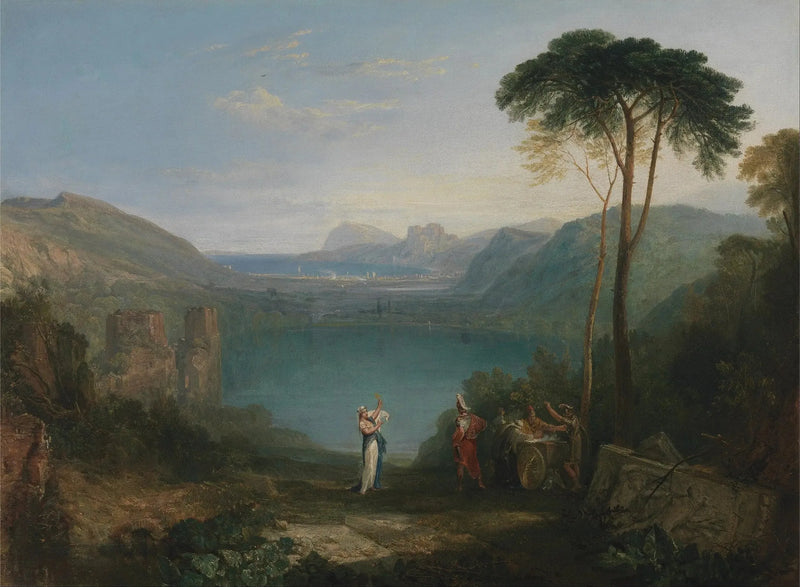 Avernuksen järvi: Aeneas ja kumailainen Sibylla - J. M. W. Turner