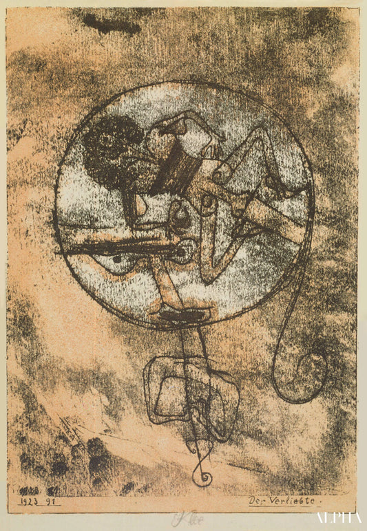 L'amant, 1923 - Paul Klee - Reproductions de tableaux et peintures haut de gamme