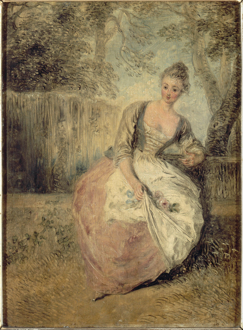 Huolestunut rakastaja - Antoine Watteau