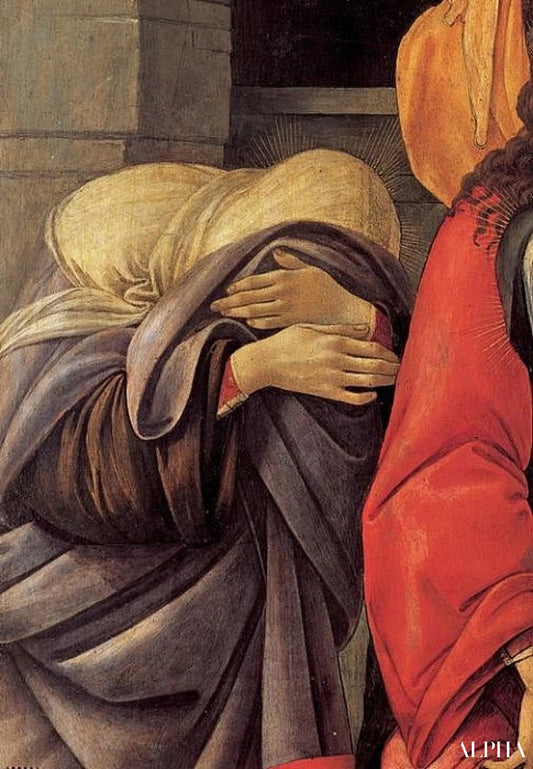 Kristuksen valitus - Sandro Botticelli - Korkealaatuiset taulujen ja maalauksien reproduktiot