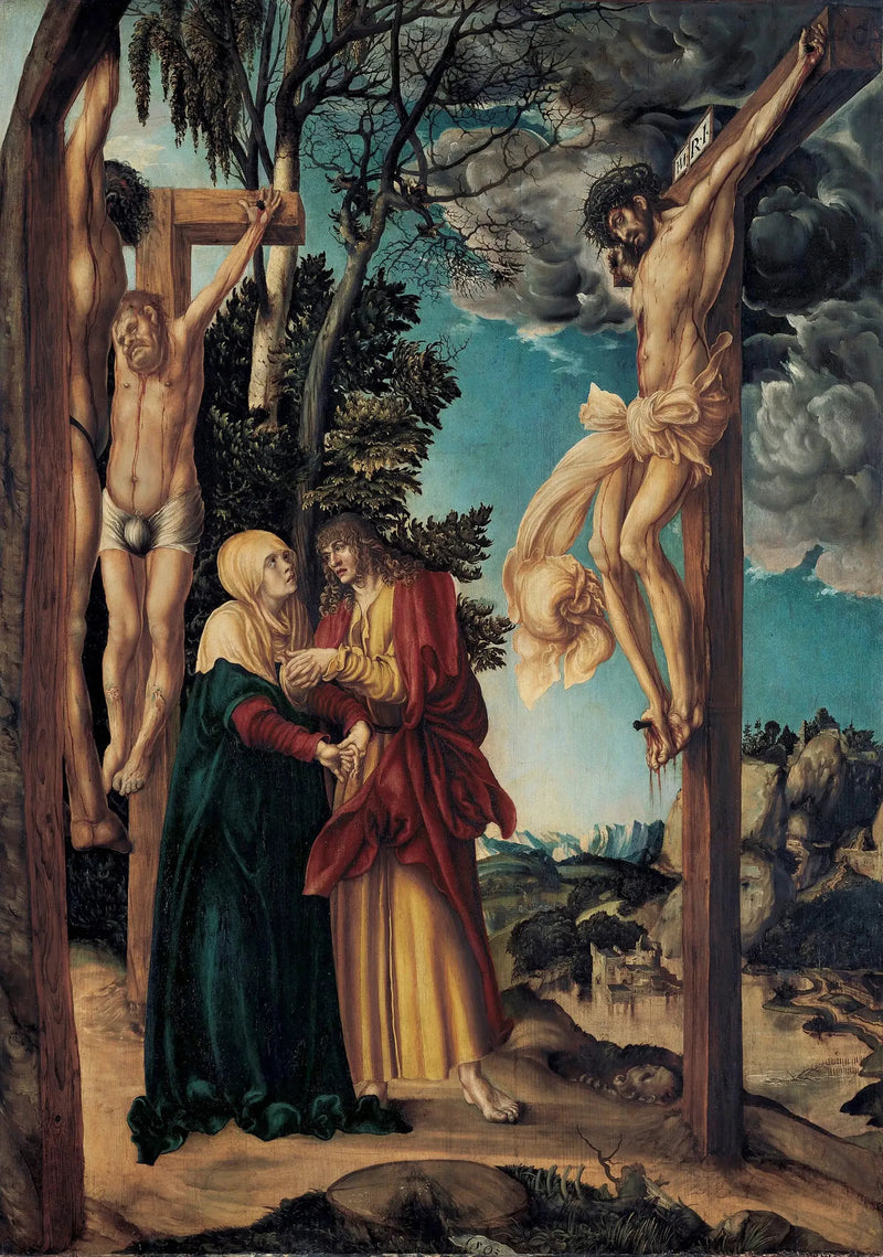Kyyneleitä ristin alla - Lucas Cranach vanhempi