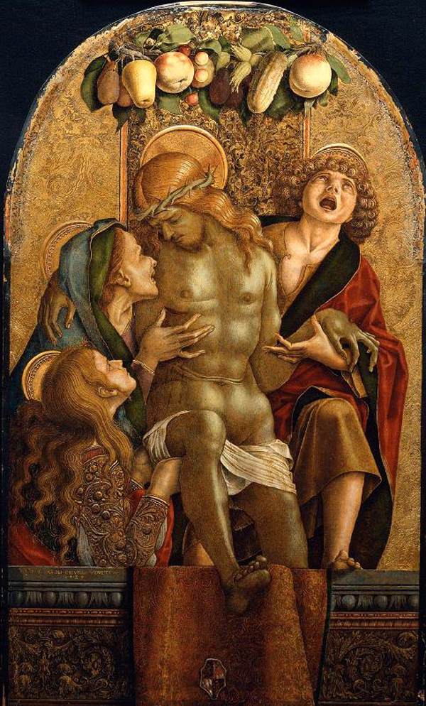 Kristuksen kuoleman surunvalitus - Carlo Crivelli
