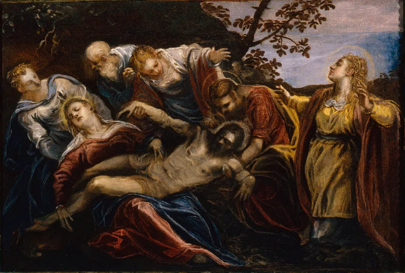 Kristuksen kuoleman surulaulu - Jacopo Tintoretto