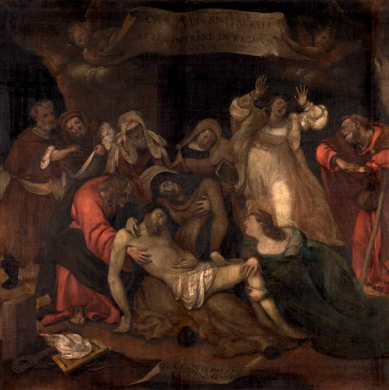 Kristuksen kuoleman suru - Lorenzo Lotto