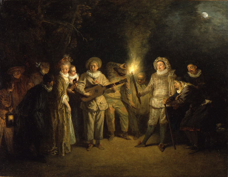 Rakkaus Teatro Italiano - Antoine Watteau