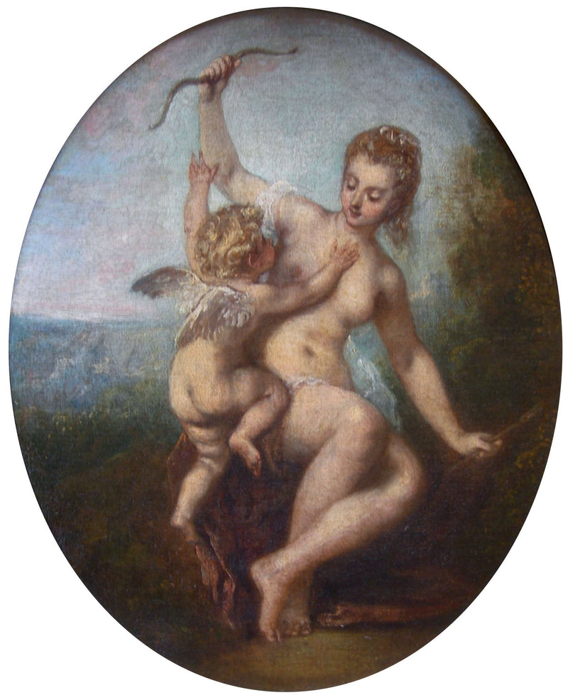 Rukouksia lumoava - Antoine Watteau