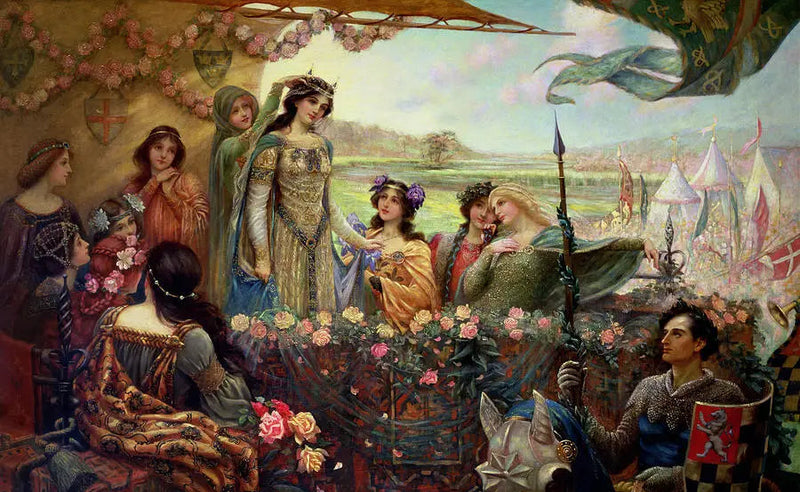 Lancelot ja Guinevere - Herbert Draper