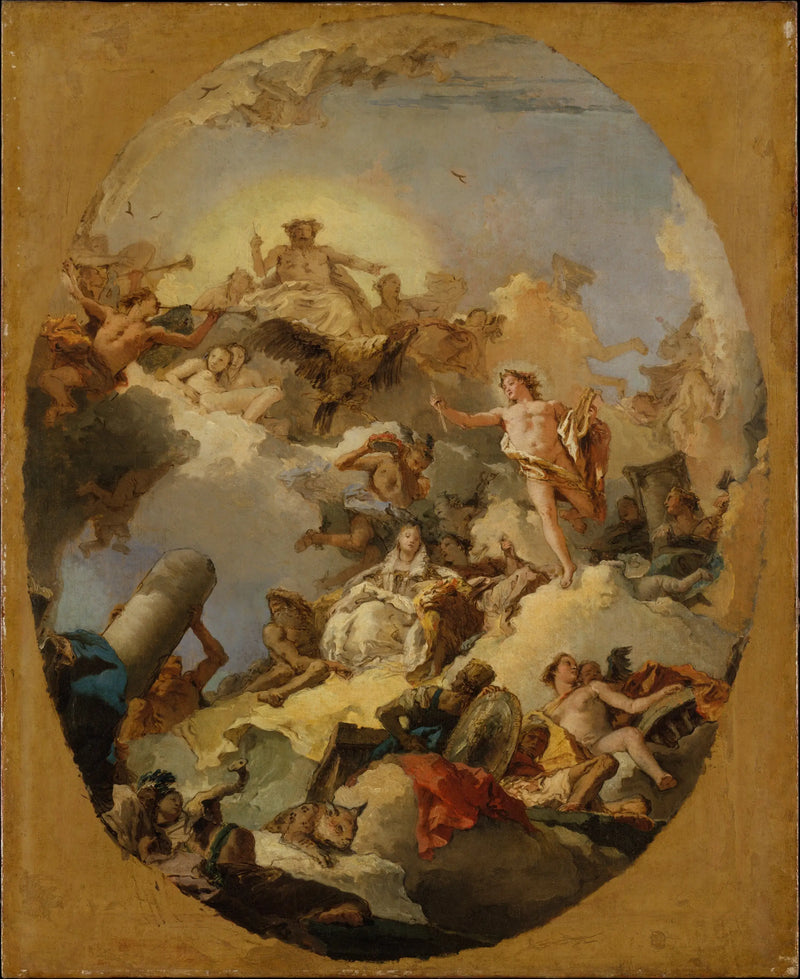 Espanjan monarkian ylistys - Giovanni Battista Tiepolo