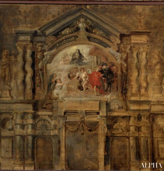 "Infanta Isabellan apoteosi - Peter Paul Rubens - Korkealaatuiset taulujen ja maalauksien reproduktiot"