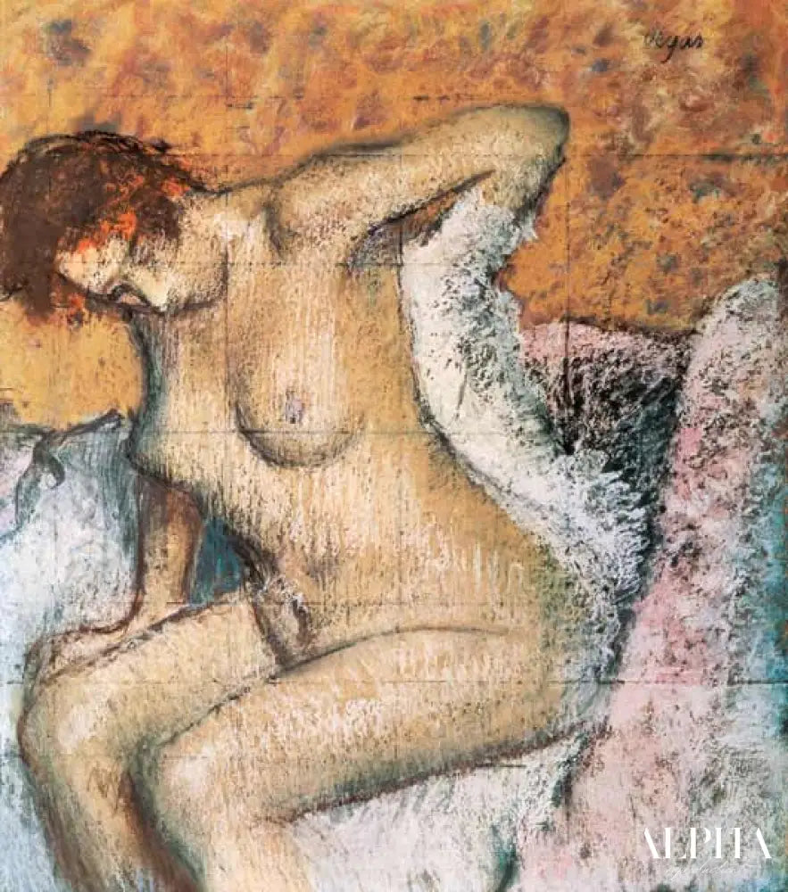 L'après le bain - Edgar Degas - Reproductions de tableaux et peintures haut de gamme