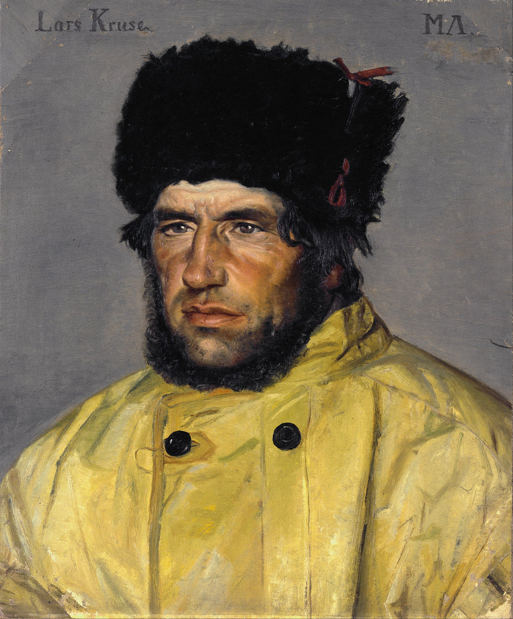Lars Kruse, chef sauveteur en mer - Michael Peter Ancher image 1 reproduction artisanale de tableau