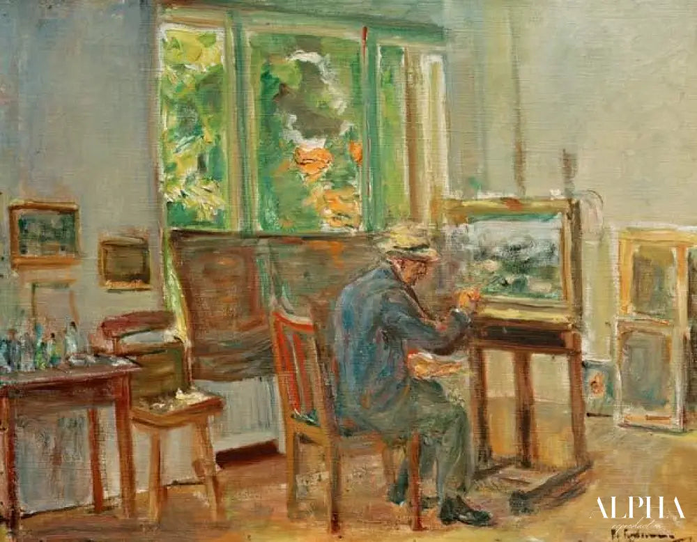 L'artiste dans son studio dans Wannsee - Max Liebermann - Reproductions de tableaux et peintures haut de gamme