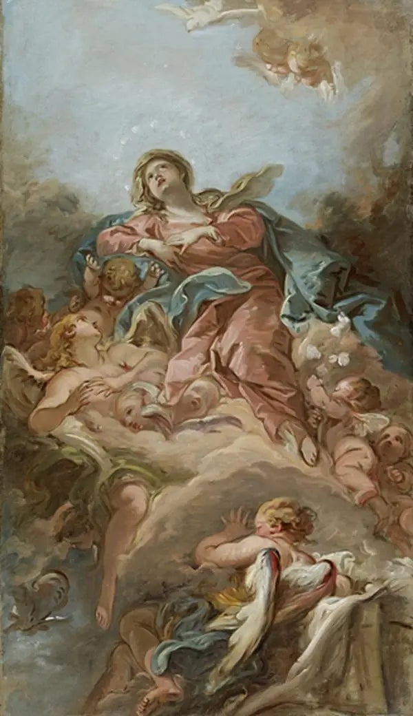 Neitsyt Marian taivaanastuminen - François Boucher
